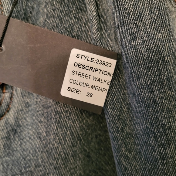 NWT One Teaspoon Streetwalker Memphis High-waist Jeans Ladies S26 - Picture 5 of 11